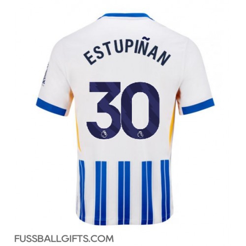 Brighton Pervis Estupinan #30 Fußballbekleidung Heimtrikot 2024-25 Kurzarm